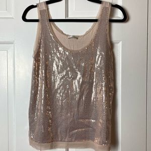 Zara Sequin Tank Top Size S